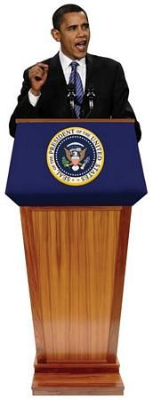President Barack Obama Podium* 956